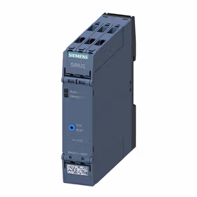 西门子 热敏电阻电机保护继电器22.5mm外壳螺栓型端子连接2个转换触点US=24VAC/DC手动/自动/远程复位零电压安全；3RN20121BA30