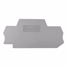 雷普 双二进二出2.5-4mm通用端板；D-JPTTB2.5/4