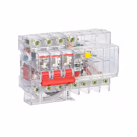 德力西电气 小型漏电保护器；DZ47TRLE 透明RCBO 4.5KA 3P+N C型 60A 15MA