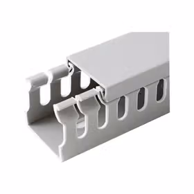 德力西电气 40X30配线槽 银灰色 正料  每根2米；PXC4030SGZD