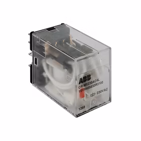 ABB CR-MX插拔式中间接口继电器+底座；CR-MX230AC4L+CR-M4SFB