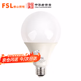 佛山照明（FSL）led灯泡E27大螺口工厂大功率球泡节能灯超亮商用照明灯具LED替换光源 A95  24W 白光 6500K