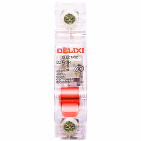 德力西电气 DZ47TR透明小型断路器；DZ47TR 透明MCB 6kA  1P C型 6A