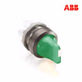 ABB M2SS二位置选择开关操作头部（带灯型）,绿色；M2SS1-11G