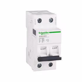 施耐德万高 SPD专用后备保护装置；iSCB2 10N1 2P