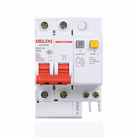 德力西电气 小型漏电保护断路器；DZ47sLE 2P C 16A Golden Sample