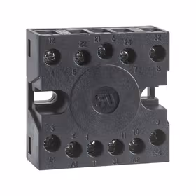 施耐德电气 时间继电器附件 IP20 基座，螺钉连接，背面接线；RE48ASOC11AR