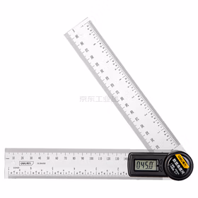 得力 数显角度尺塑料   200mm；DL304200
