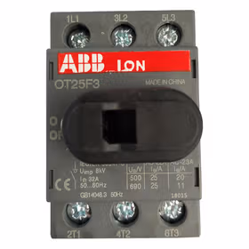 ABB OT 16...160隔离开关；OT25F3
