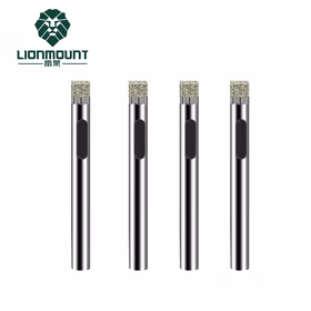 雷蒙金刚砂涂层玻璃开孔器扩孔器瓷砖大理石玻化砖玻璃钻头6mm4支装