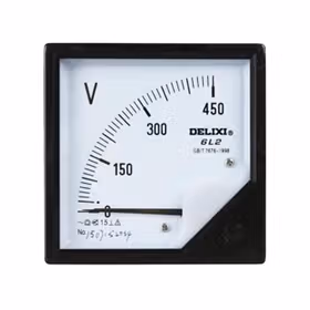 德力西电气 模拟指示电测量仪表；6L2 电压表 40kV/100V 60Hz