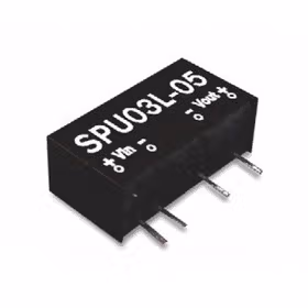 明纬 SIP封装DC-DC非稳压转换器,4500台/箱；SPU03M-12
