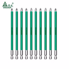 绿林十字批头套装高硬度强磁防滑大全超硬工业【150mm】10支