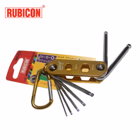 罗宾汉(RUBICON) 11合1摺合式公制波头内六角扳手1.5-14mm；RAF-03