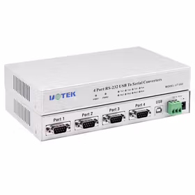 宇泰(UOTEK) USB转4口RS232串口转换器 com口转接器转接头；UT-860
