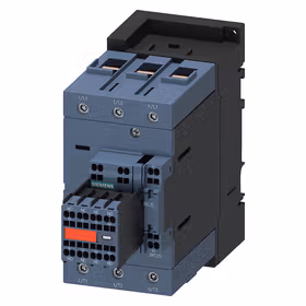 西门子 功率接触器,115A,55kW,2NO+2NC,20-33VAC/DC,3极,尺寸S3弹簧型端子连接集成的可变电阻辅助开关不可分；3RT20473NB343MA0