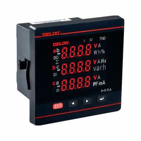 德力西电气 数显式电测量仪表；PD606L-96T4 450V 5A 多功能表