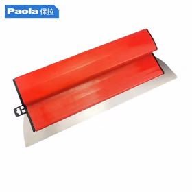 保拉(Paola) 批灰找平刮腻子神器400mm 内墙收光大白不锈钢抹子泥刀大号刮板工具 不锈钢刮刀6876