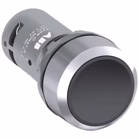 ABB CP1平头复位型按钮,黑色；CP1-20B-10