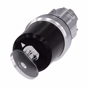 西门子 钥匙开关BKS,22mm,金属,高光,锁闭编号E2(VW),无钥匙,2个开关位置,锁定,拔出钥匙O；3SU10505RF010AA0