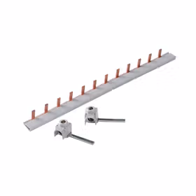 ABB 用于SN201 MCB的母线,最大额定电流60A,横截面10mm2,1相,12针；BS91/12NA