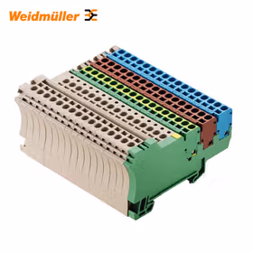 魏德米勒 传感器/执行器端子,弹片联接,1.5mm,回路数:16；ZIA 1.5/4L-PE/16/KB