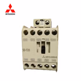 三菱电机 直流控制型电磁接触器 18A 3极 1NO+1NC DC24V；SD-T20 DC24V 1A1B