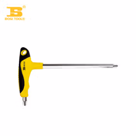 波斯 双色柄T型梅花内六角扳手T10；BS429110