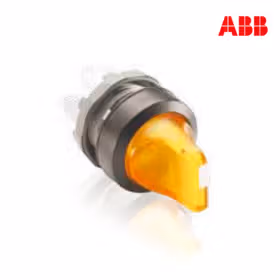 ABB M3SS三位置选择开关操作头部（带灯型）,黄色；M3SS2-11Y