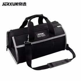 京选（JERXUN）多功能维修工具包加厚牛津布帆布手提单肩拎包腰包电工包工具袋