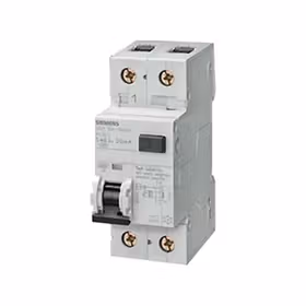 西门子 ET-5SY国产 电子式剩余电流保护断路器 6A 1P+N C 6kA 30mA AC；5SU9 AC 30mA 1P+N C6 6KA