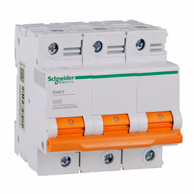 施耐德电气 小型断路器,新型EA9AH 3P D80A；EA9AH3D80NEW