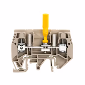 魏德米勒 电流测试端子,螺钉联接,6mm,630V,41A,滑动,深褐；WTL 6/1/STB/TNSC/EN