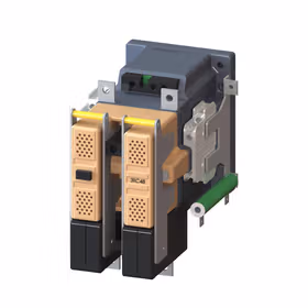 西门子 接触器,尺寸4,2极,DC-3和5,在750V时为75A辅助触点21(2NO+1NC)36VDCDC操作带可变电阻和串联电阻；3TC48170LV4