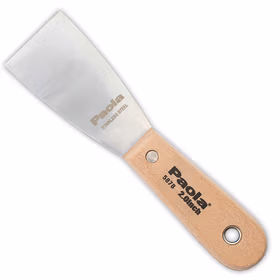 保拉(Paola) 油灰刀2英寸 不锈钢铲刀大铁板清洁刮刀抹灰腻子刀5878