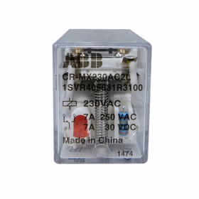 ABB CR-MX插拔式中间接口继电器；CR-MX230AC2L