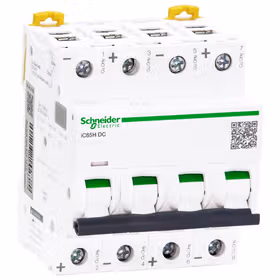 施耐德电气 小型直流断路器；Acti9 iC65H DC 4P B 63A MCB