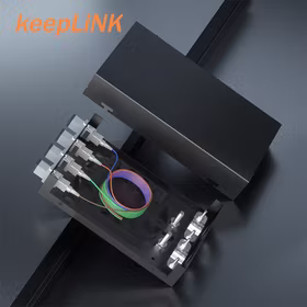 keepLINK KP-DZDH-SC4K 多模光纤终端盒4口满配 SC接口尾纤光缆熔接盒