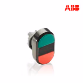 ABB MPD系列双头平钮操作部件（不带灯型）,绿-黑-红；MPD1-11B
