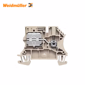 魏德米勒 中性导线开关型接线端子,汇流排联接,2.5mm,400V,24A,深褐；WNT 2.5 10X3 BE