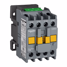 施耐德电气 EasyPact TVR控制继电器,24V,50Hz,2NO+2NC；CAR22B5N