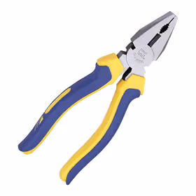 长城精工 Cr-V欧式精抛双色套塑柄钢丝钳6寸；211076