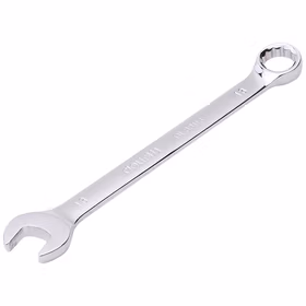 得力 镜面两用扳手铬钒钢   18mm；DL33118