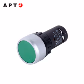 APT 圆形平头按钮(蓝) 头部可印字特殊符号；PB1J-20/b-S99