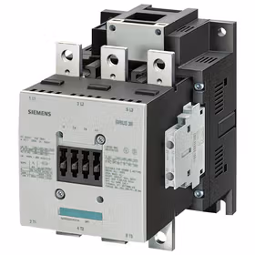 西门子 接触器200...220VUC  110kW 操作辅助触点2个常开触点+2个常闭触点,3极规格S10母排连接传统操作机构螺丝端子；3RT50646AM36