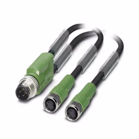 菲尼克斯 传感器/执行器电缆；SAC-3P-M12Y/2X3,0-PUR/M 8FS