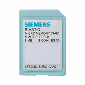 西门子 S7,微型存储卡P.S7-300/C7/ET200,3,3VNflash,2MB；6ES79538LL310AA0