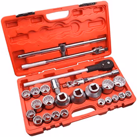 捷科(jetech) 26件19mm(3/4"")公制十二角套筒组件；SK3/4-26SP