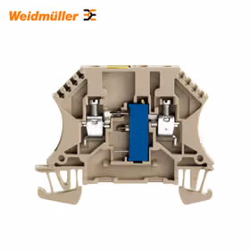 魏德米勒 W系列,安装元件端子,额定横截面:4mm,螺钉联接；WDUL 4/100