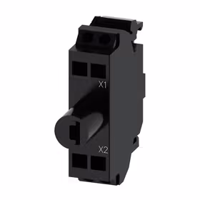 西门子 LED模块带集成式LED,AC/DC24-240V,黄色,弹簧型端子连接,用于底部固定安装；3SU14012BH303AA0